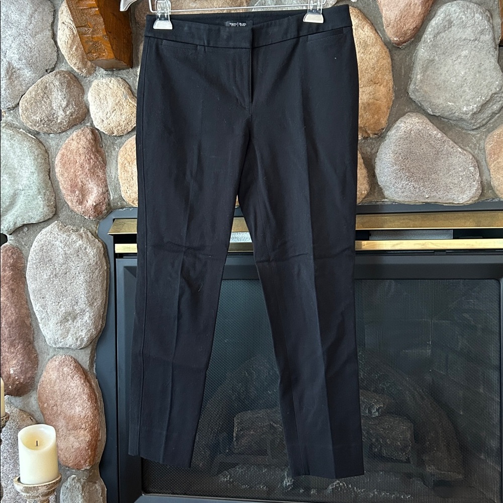 WHBM Skimmer Stretch Ankle Slits Pants, Size 4